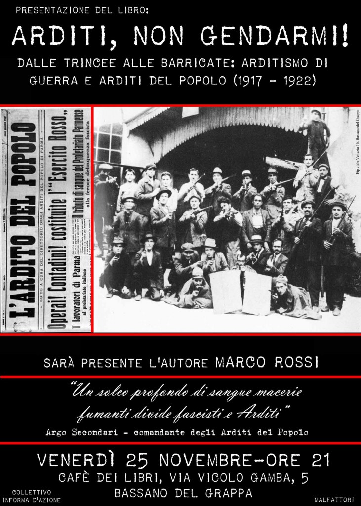 "ARDITI, NON GENDARMI!" - 25/26 novembre - Bassano del Grappa / Verona